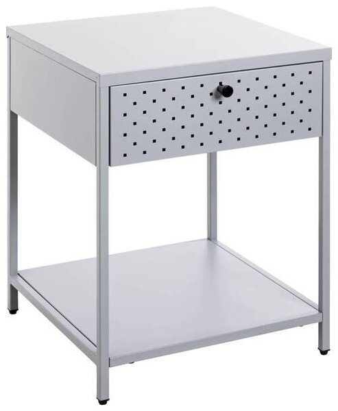 NOČNÍ STOLEK, šedá, 40/53/40 cm, Online Only