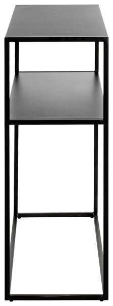 KONZOLOVÝ STOLEK, černá, kov, 80/30/80 cm - Online Only konferenční stolky, Online Only