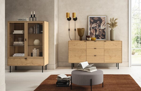 Dubová komoda Somcasa Tulsa II. 160 x 45 cm