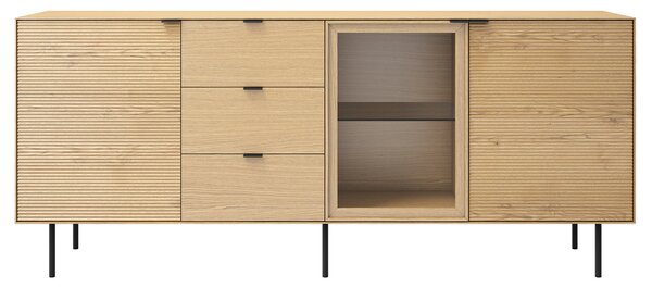 -25 % Dny MOMENTI– Dubová komoda Somcasa Tulsa 200 x 45 cm