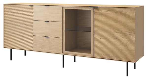 -25 % Dny MOMENTI– Dubová komoda Somcasa Tulsa 200 x 45 cm