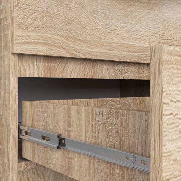 Ak furniture Komoda Rollo X 138,4 cm dub sonoma