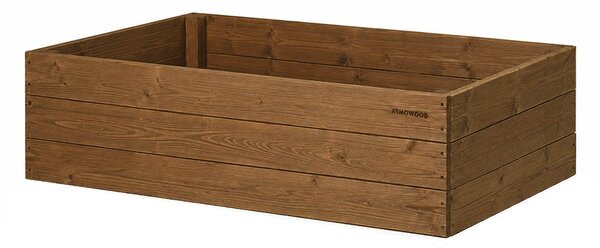 ATMOWOOD Vyvýšený záhon Thermowood 120 × 60 × 35 cm hnědý