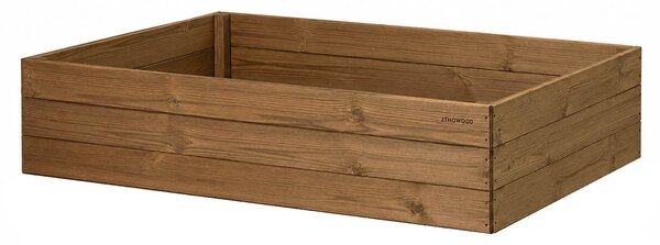 ATMOWOOD Vyvýšený záhon Thermowood 160 × 100 × 35 cm hnědý