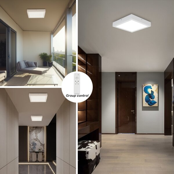 Brilagi-LED Stmívatelné koupelnové svítidlo FRAME SMART LED/24W/230V IP44 bíl+DO