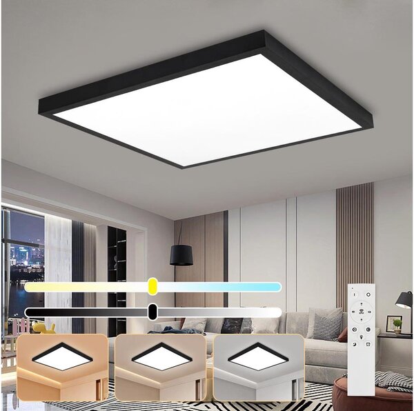 Brilagi-LED Stmívatelné koupelnové svítidlo FRAME SMART LED/50W/230V IP44 čer+DO