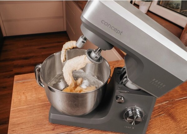 Concept RM6010 - Kuchyňský robot DOUGH EXPERT 1900W/230V antracit/nerez