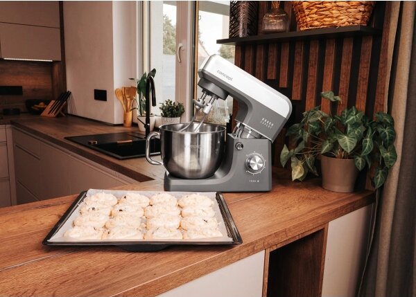 Concept RM6010 - Kuchyňský robot DOUGH EXPERT 1900W/230V antracit/nerez