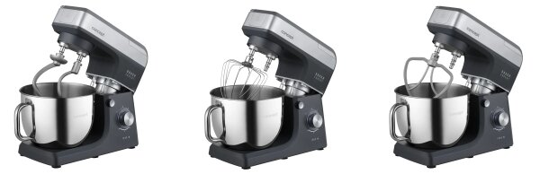 Concept RM6000 - Kuchyňský robot DOUGH EXPERT 1900W/230V antracit/nerez