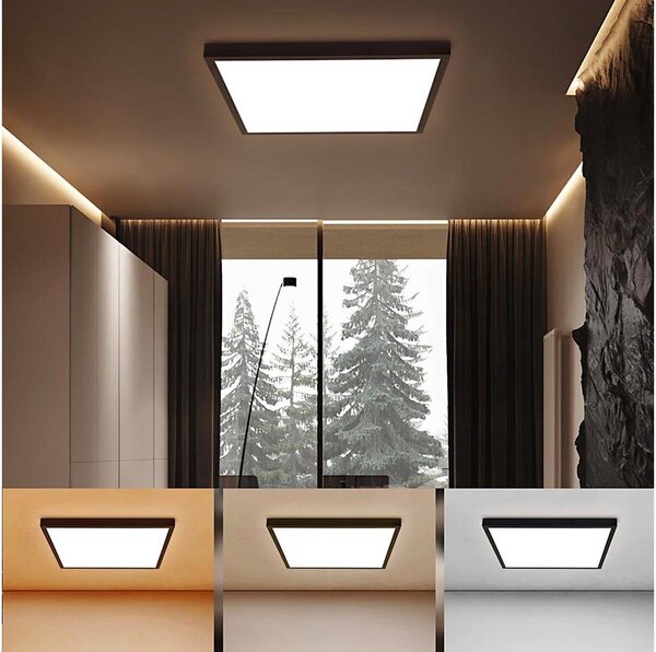 Brilagi - LED Koupelnové svítidlo FRAME LED/50W/230V 3000/4000/6000K IP44 černá