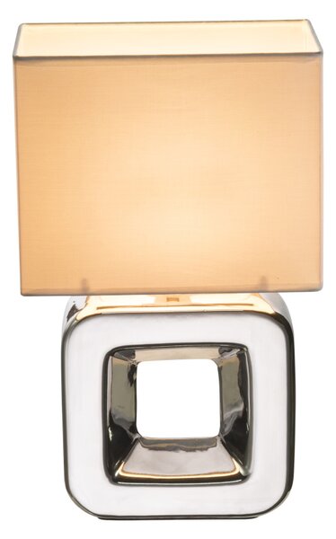 GLOBO Designová stolní lampička KILAUEA, bílá 21602