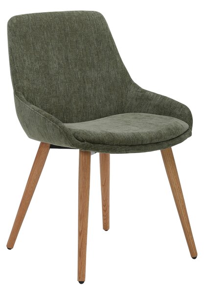ŽIDLE, zelená, přírodní barvy home24 - Jídelní židle, Online Only