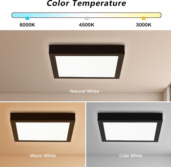 Brilagi-LED Stmívatelné koupelnové svítidlo FRAME SMART LED/24W/230V IP44 čer+DO