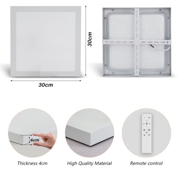 Brilagi-LED Stmívatelné koupelnové svítidlo FRAME SMART LED/24W/230V IP44 bíl+DO