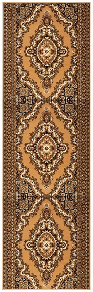 Alfa Carpets, Běhoun na míru TEHERAN T-102 beige, šíře 100 cm, béžová, chodba / předsíň
