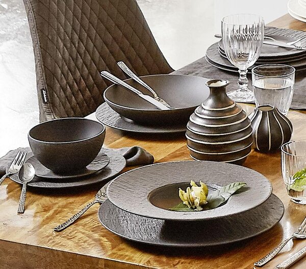 MĚLKÝ TALÍŘ Manufacture Rock 27 cm Villeroy & Boch - Jídelní talíře