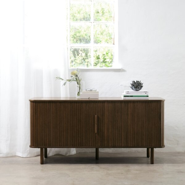 -25 % Dny MOMENTI– Unique Furniture Hnědá dubová komoda Cavo 160 x 45 cm