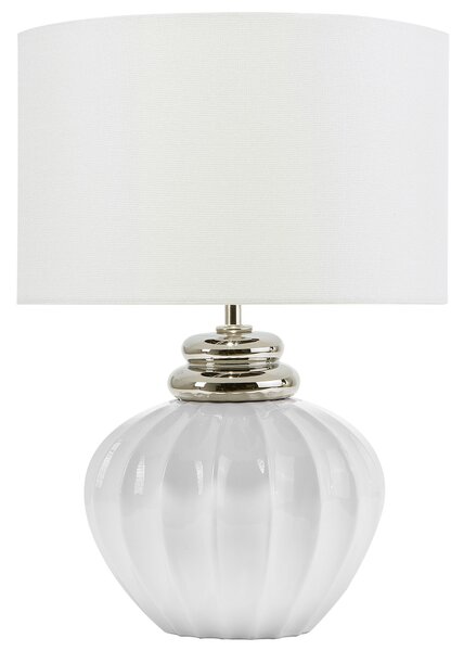 Stolní lampa NERIS Keramika Krémově bílá