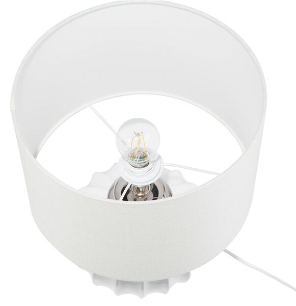 Stolní lampa NERIS Keramika Krémově bílá