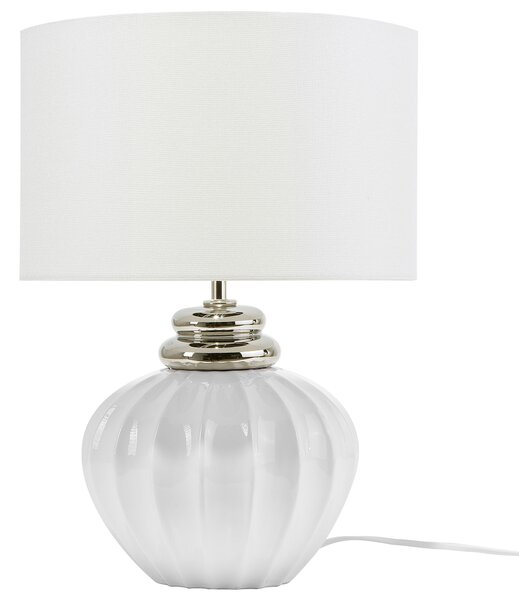 Stolní lampa NERIS Keramika Krémově bílá