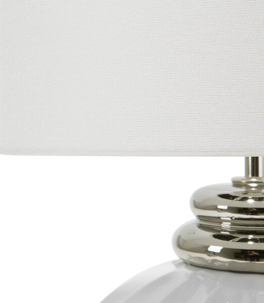 Stolní lampa NERIS Keramika Krémově bílá