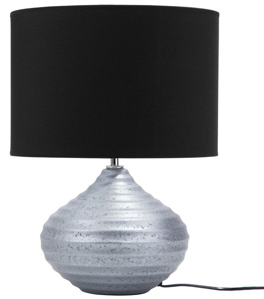 Stolní lampa KUBAN Keramika Stříbrná