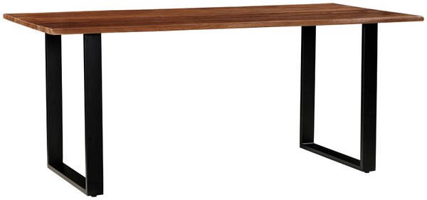 JÍDELNÍ STŮL, akácie, černá, barvy vlašských ořechů, 180/90/76 cm P & B - Online Only jídelní stoly, Online Only