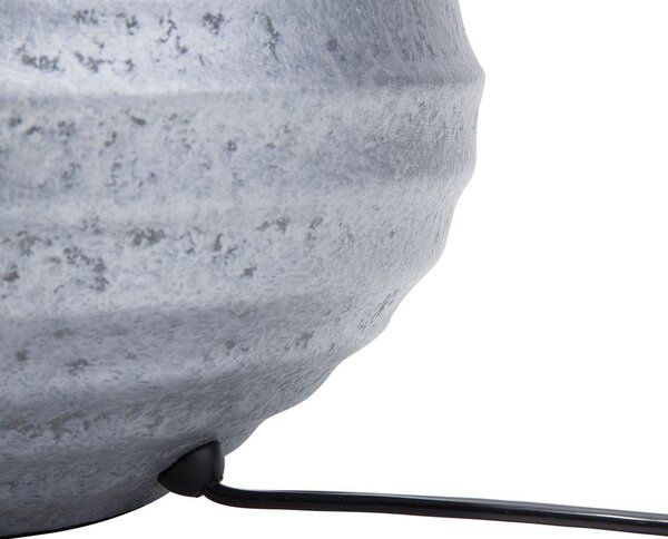Stolní lampa KUBAN Keramika Stříbrná