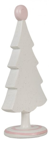 Růžová vánoční dekorace vánoční stromeček s cukrátky Snoepwinkel – 25 cm