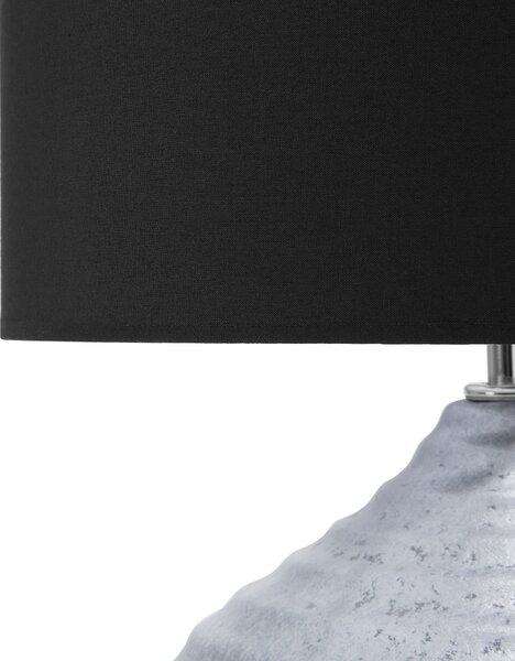 Stolní lampa KUBAN Keramika Stříbrná