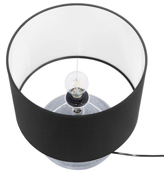 Stolní lampa KUBAN Keramika Stříbrná
