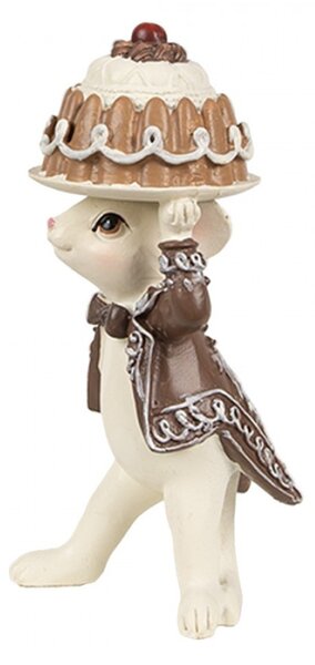 Vánoční figurky myšky z cukrárny – 5x5x11 / 5x5x10 cm