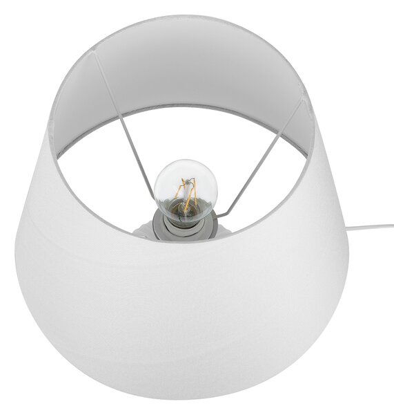 Stolní lampa FERGUS Keramika Bílá