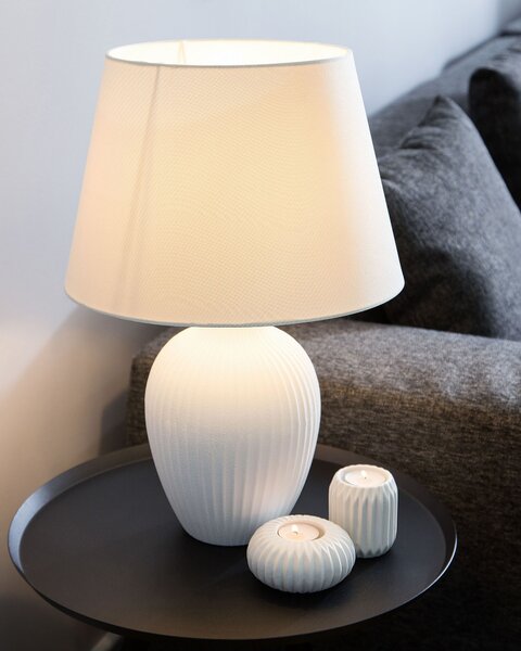 Stolní lampa FERGUS Keramika Bílá