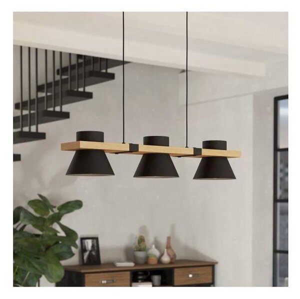 Eglo 43956 - Lustr na lanku MACCLES 3xE27/15W/230V