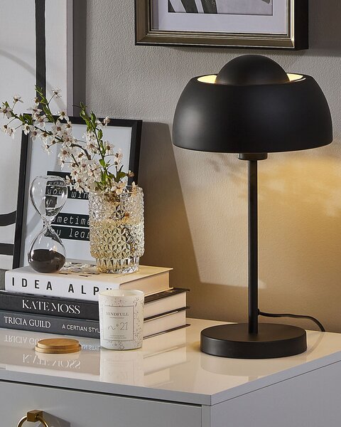 Stolní lampa SENETTE Kov Černá