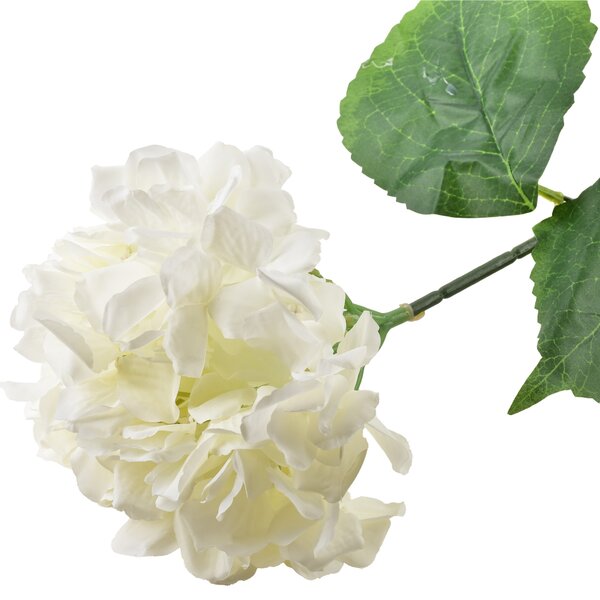 Mondex Umělá květina VIRIDIS HORTENSIA 73 cm bílá