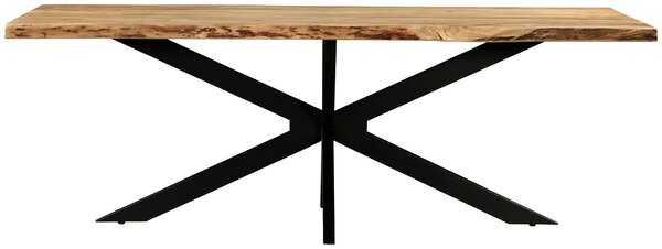 JÍDELNÍ STŮL, akácie, černá, barvy akácie, 220/100/76 cm P & B - Online Only jídelní stoly, Online Only