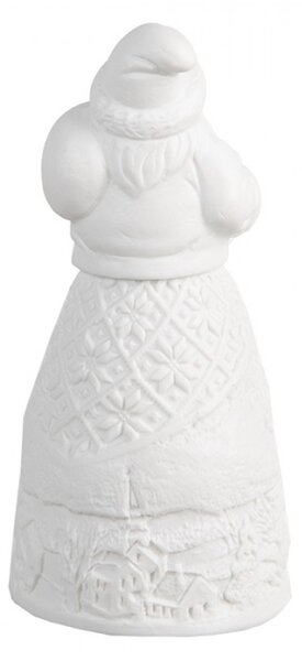 Porcelánová vánoční dekorace s LED světýlky Santa Claus II – 5x11 cm
