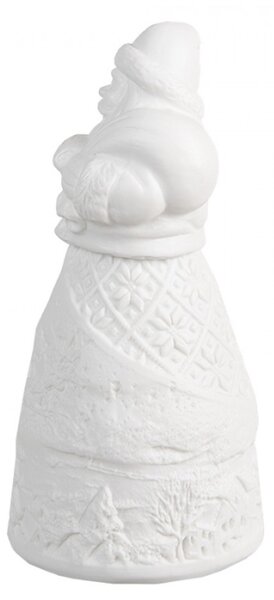 Porcelánová vánoční dekorace s LED světýlky Santa Claus II – 5x11 cm