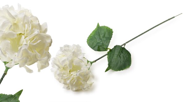Mondex Umělá květina VIRIDIS HORTENSIA 73 cm bílá