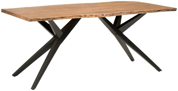 JÍDELNÍ STŮL, akácie, černá, barvy vlašských ořechů, 180/90/76 cm P & B - Online Only jídelní stoly, Online Only