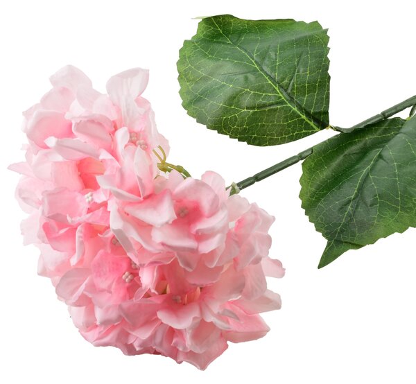 Mondex Umělá květina VIRIDIS HORTENSIA 73 cm růžová