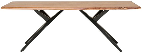 JÍDELNÍ STŮL, akácie, černá, barvy vlašských ořechů, 220/100/76 cm P & B - Online Only jídelní stoly, Online Only