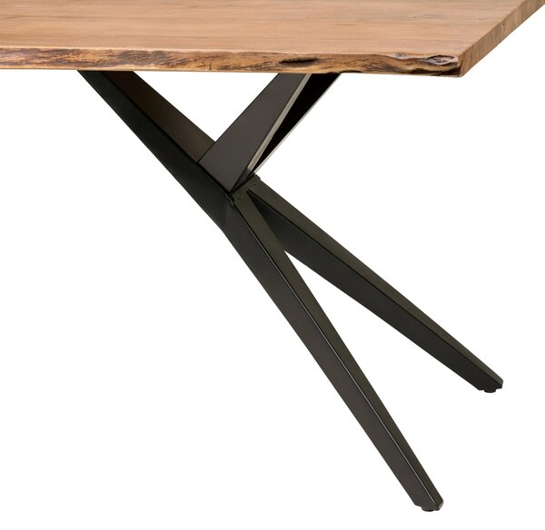 JÍDELNÍ STŮL, akácie, černá, barvy vlašských ořechů, 180/90/76 cm P & B - Online Only jídelní stoly, Online Only