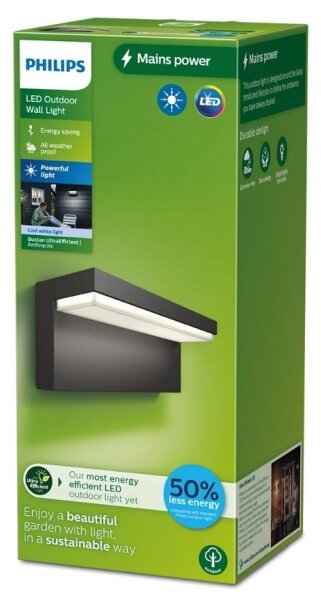 Philips - LED Venkovní nástěnné svítidlo BUSTAN LED/3,8W/230V 4000K IP44
