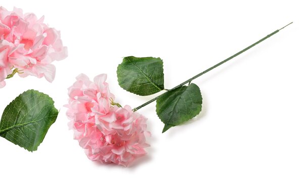 Mondex Umělá květina VIRIDIS HORTENSIA 73 cm růžová