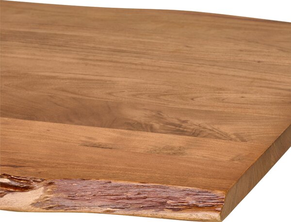 JÍDELNÍ STŮL, akácie, černá, barvy vlašských ořechů, 220/100/76 cm P & B - Online Only jídelní stoly, Online Only