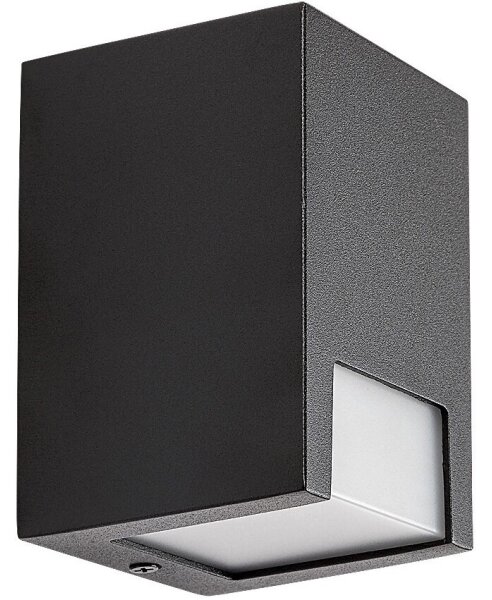 Rabalux 77054 - Venkovní nástěnné svítidlo CERNON 1xGU10/7W/230V IP44 černá