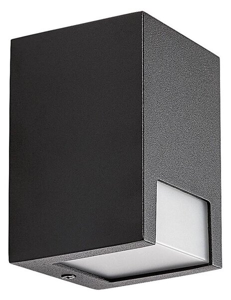 Rabalux 77054 - Venkovní nástěnné svítidlo CERNON 1xGU10/7W/230V IP44 černá